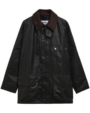 Barbour X A.P.C: Giacca Cerata Beaufort - Nero