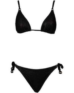 PIN UP Lame Bikini - Black