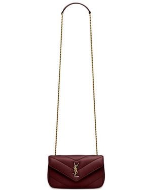Saint Laurent Loulou Mini Bag - White