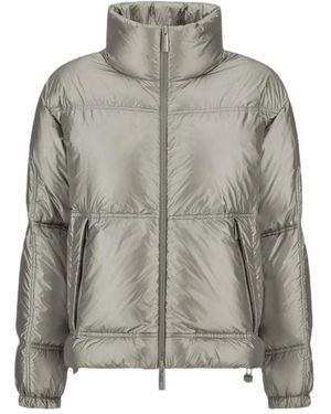 Laminar Down Jacket In Metallic Shield With Titanium Coating - Gray