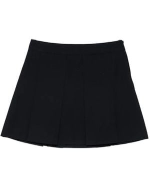 A.P.C. Pleated Mini Skirt - Black