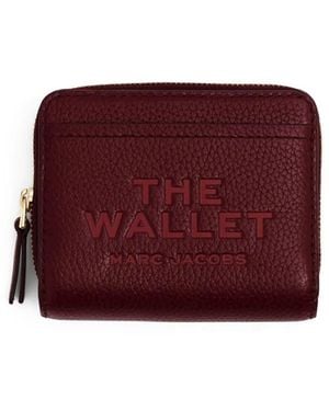 Marc Jacobs The Leather Mini Compact Wallet - Purple