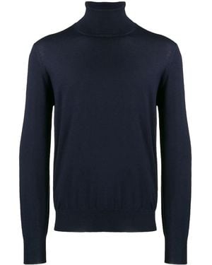 Brunello Cucinelli Turtle Neck Pullover - Blue