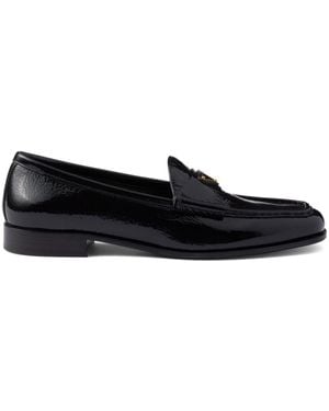 Prada Logo Loafers - Black