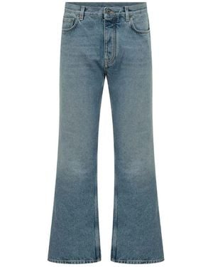 Off-White c/o Virgil Abloh Half Arrow Flared Jeans - Blue