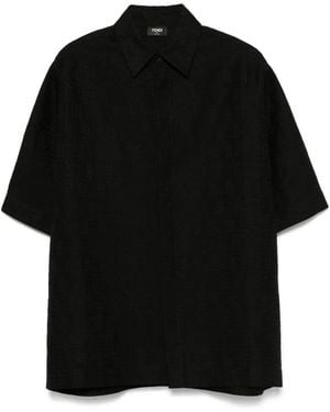Fendi Linen Shirt - Black