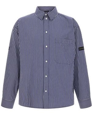Balenciaga Striped Shirt - Blue