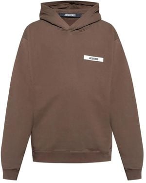 Jacquemus Le Hoodie Gros Grain - Grey