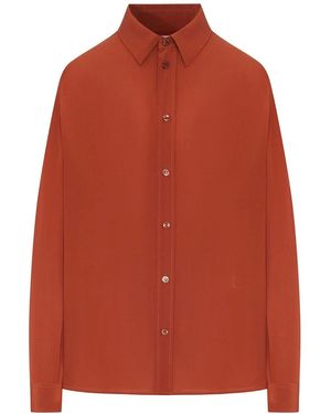 Saint Laurent Silk Shirt - Orange