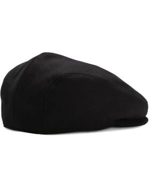 Dolce & Gabbana Shetland Flat Cap - Black