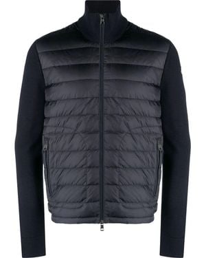 Moncler Padded Zip-Up Cardigan - Blue