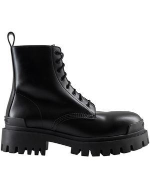 Balenciaga Strike Zip Bootie - Black