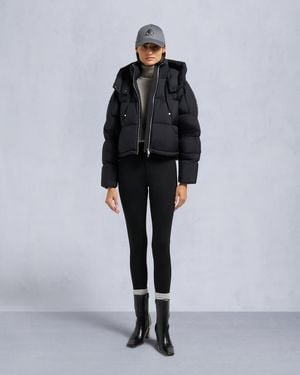 Moose Knuckles Akai Cropped Puffer - Black