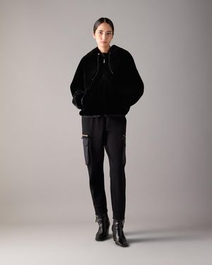 Moose Knuckles Series Mixed Media Sweatpants - Black