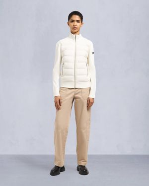 Moose Knuckles Josephine Hybrid Sweater - White