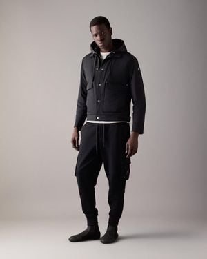Moose Knuckles Brixton Down Trucker Jacket - Black