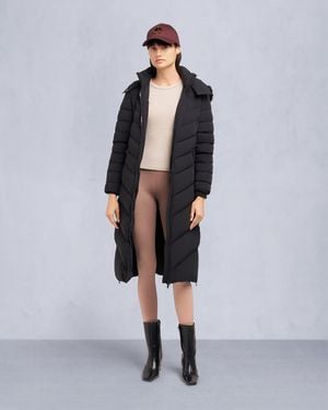 Moose Knuckles Cooper Lake Shearling Trim Parka - Blue
