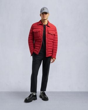 Moose Knuckles Lennox Shirt Jacket - Red