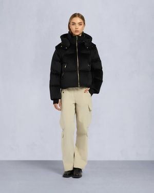 Moose Knuckles Series Misti Velour Puffer - Black