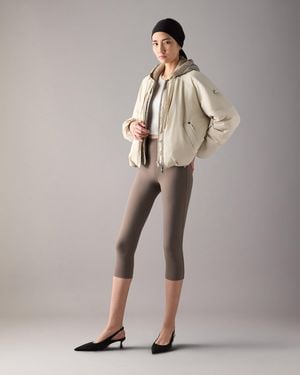 Moose Knuckles Tegan Down Bomber Jacket - Grey