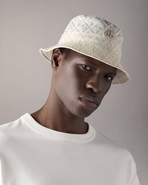 Moose Knuckles Monogram Icon Bucket Hat - Grey