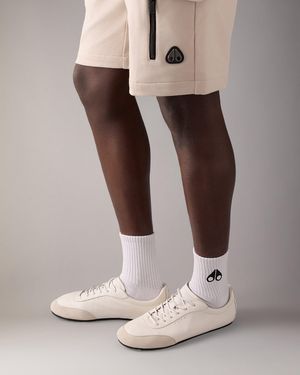 Moose Knuckles Logo Icon Socks - Natural