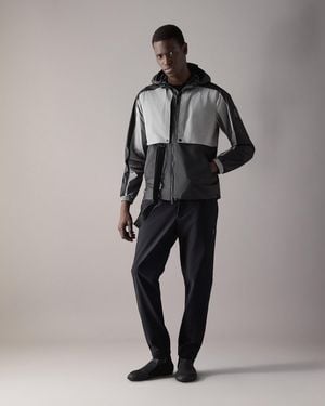 Moose Knuckles Knox Packable Rain Jacket - Grey