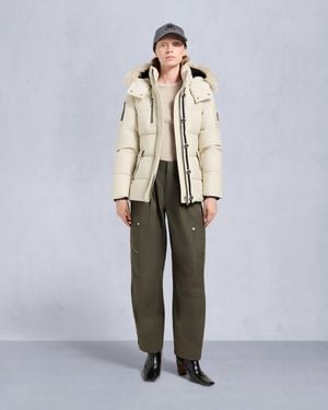 Moose Knuckles Original Shearling Trim 3Q Jacket - White