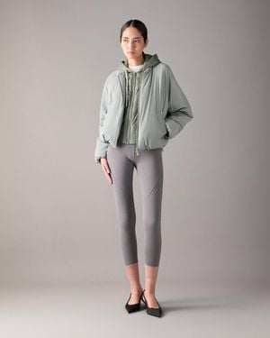 Moose Knuckles Tegan Down Bomber Jacket - Grey