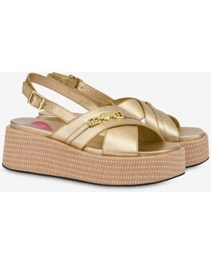 Love Moschino Sandali Flatform - Neutro