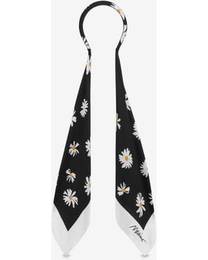 Moschino Cerchietto Per Capelli Allover Daisy - Bianco