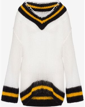 Moschino Alpaca Blend Pullover - White