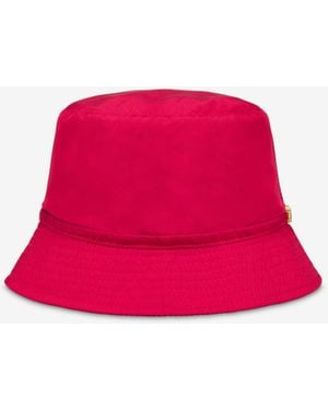 Moschino Lettering Logo Bucket Hat - Pink