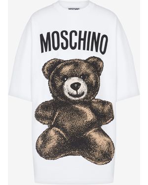 Moschino T-Shirt Oversized Maxi Teddy Bear - Bianco