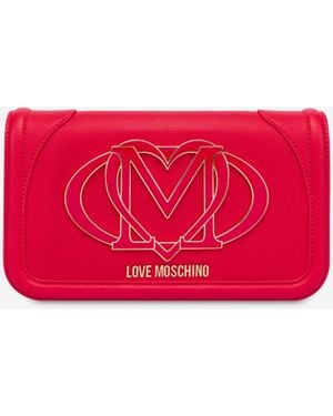 Love Moschino Smart Daily Bag With Maxi Logo - Pink