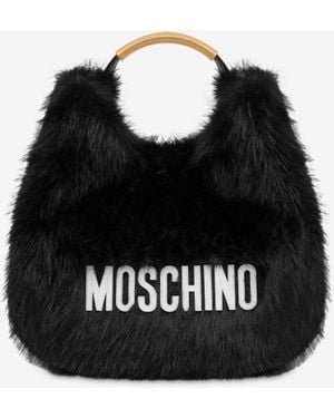 Moschino Handle Me Medium Bag - Black
