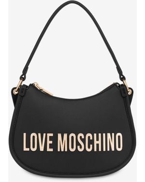 Love Moschino Hobo Bag With Logo - White