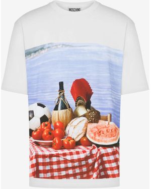 Moschino T-Shirt Italian Inspiration - Bianco
