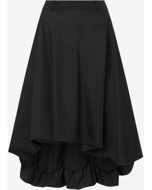 Moschino Cotton Poplin Skirt - Black