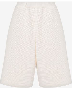 Moschino Organic Cotton Blend Bermuda - White