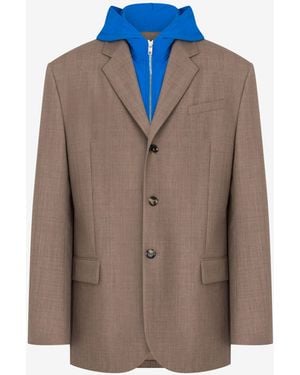 Moschino Wool Cloth Jacket - Brown