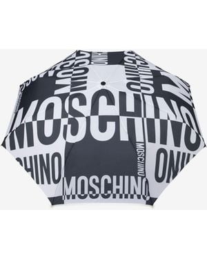 Moschino Ombrello Openclose & Logo - Blu