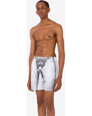 Moschino Boxer Mare - Bianco
