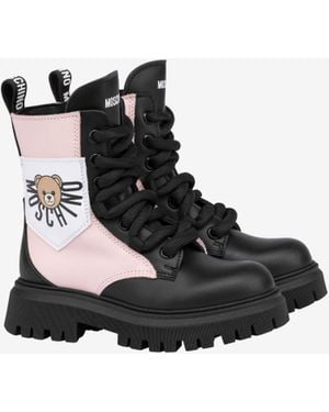 Moschino Combat Boot - Nero