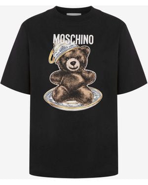 Tシャツ・カットソー Moschino Moschino Teddy Bear Organic Jersey T-Shirt Organic Jersey T-shirt Moschino Teddy Bear | Moschino