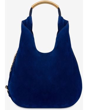 Moschino Handle Me Medium Shoulder Bag - Blue