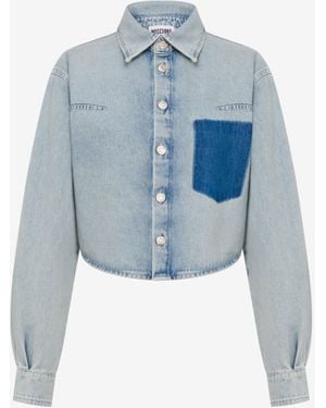 Moschino Lightweight Cotton Denim Shirt - Blue
