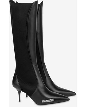 Love Moschino Calf Boots - Black