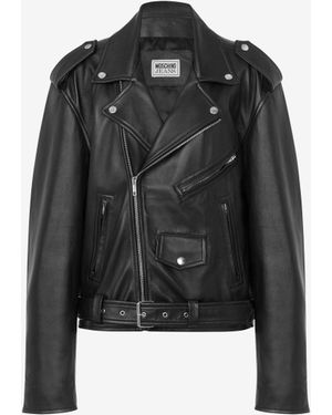 Moschino Leather jackets for Women | Online Sale up to 83