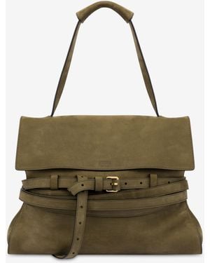 Moschino Tie Me Medium Handbag - Green